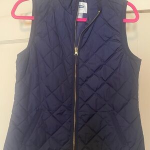 Navy Quilted Vest